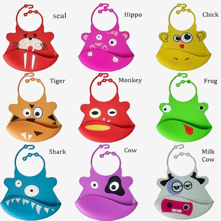 Silicone baby bibs- safe- soft- easy to clean